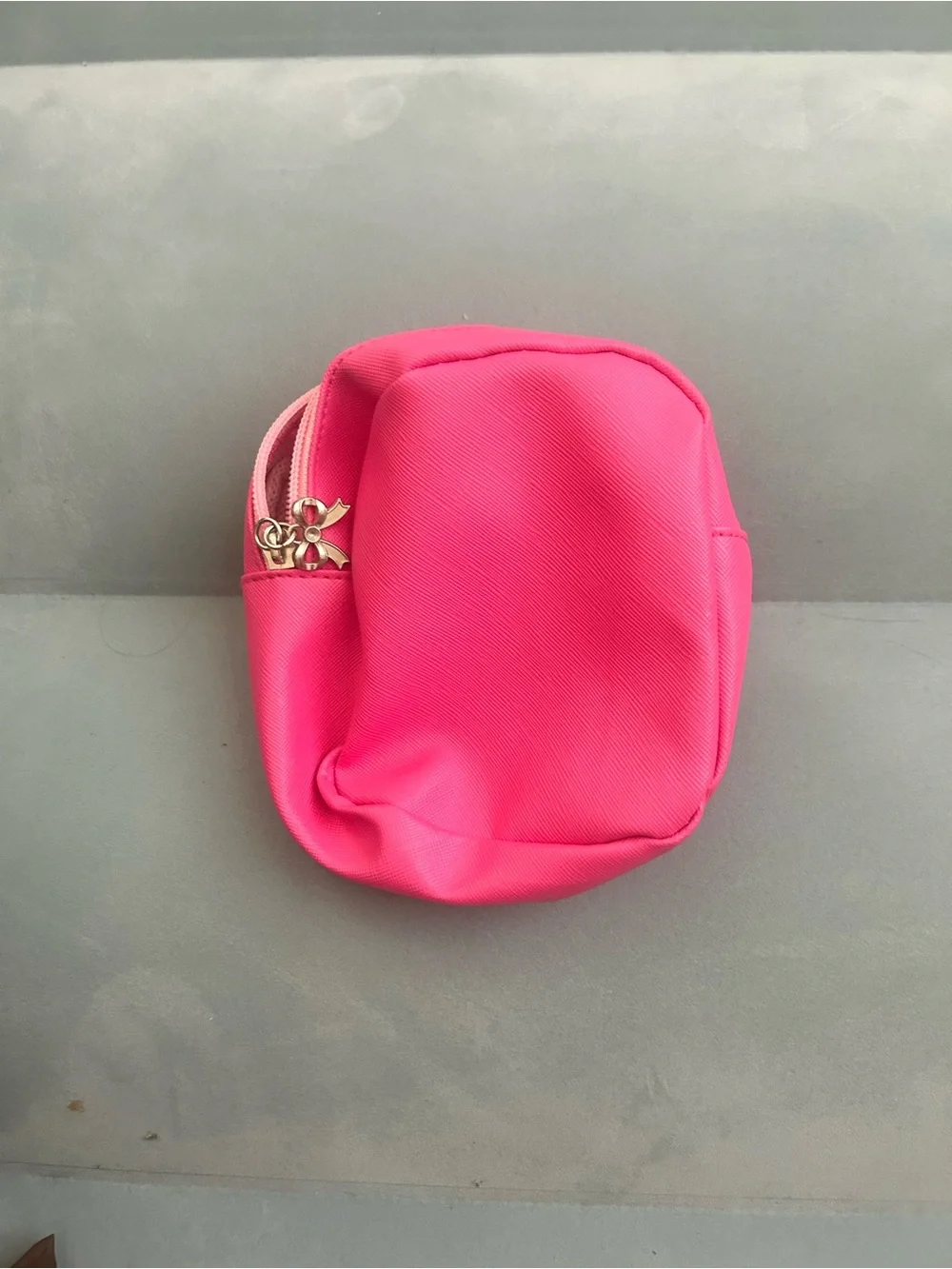 Pink Bow Kids Accessory Pouch